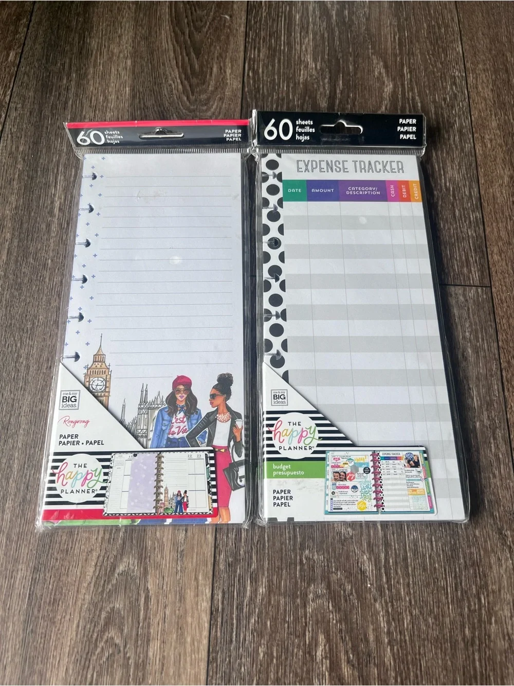 Happy Planner Expense Tracker & Notes Sheets